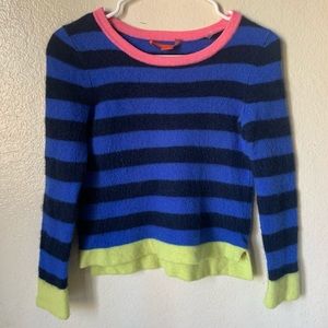striped cashmere sweater top (small)